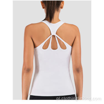 Koszule sportowe z odkrytymi plecami dla kobiet